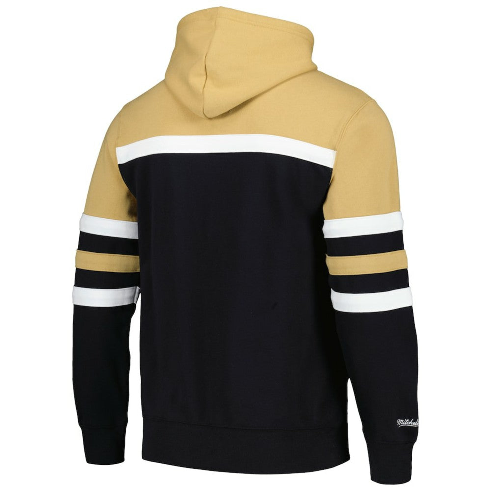 Vegas Golden Knights Mitchell & Ness Head Coach Pullover Hoodie - Black/Gold | US 201112924