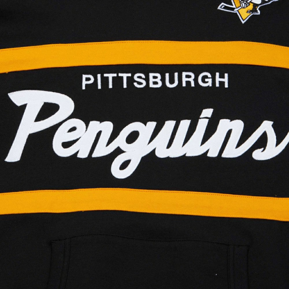 Pittsburgh Penguins Mitchell & Ness Head Coach Pullover Hoodie - Black | US 201112926