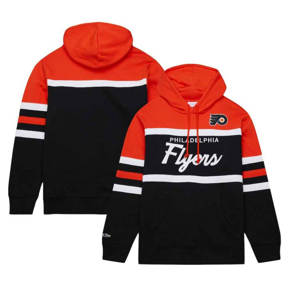 Philadelphia Flyers Mitchell & Ness Head Coach Pullover Hoodie - Black/Orange | US 201112927