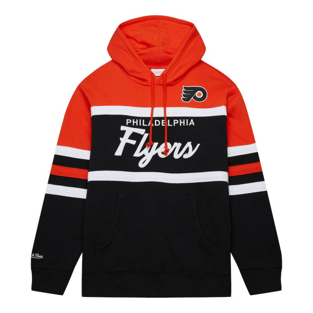 Philadelphia Flyers Mitchell & Ness Head Coach Pullover Hoodie - Black/Orange | US 201112927