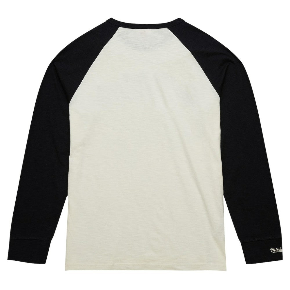 Pittsburgh Penguins Mitchell & Ness Legendary Slub Vintage Raglan Long Sleeve T-Shirt - Cream | US 201112933