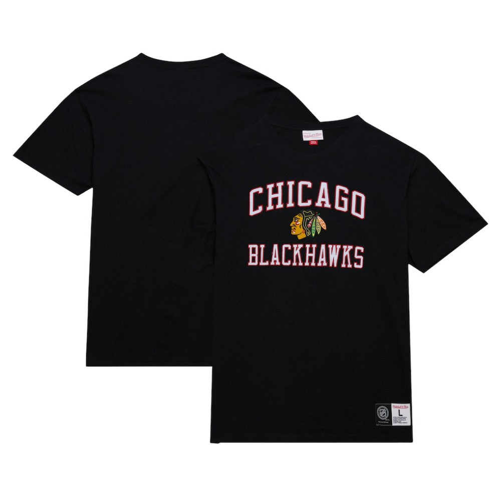 Chicago Blackhawks Mitchell & Ness Legendary Slub T-Shirt - Black | US 201112946