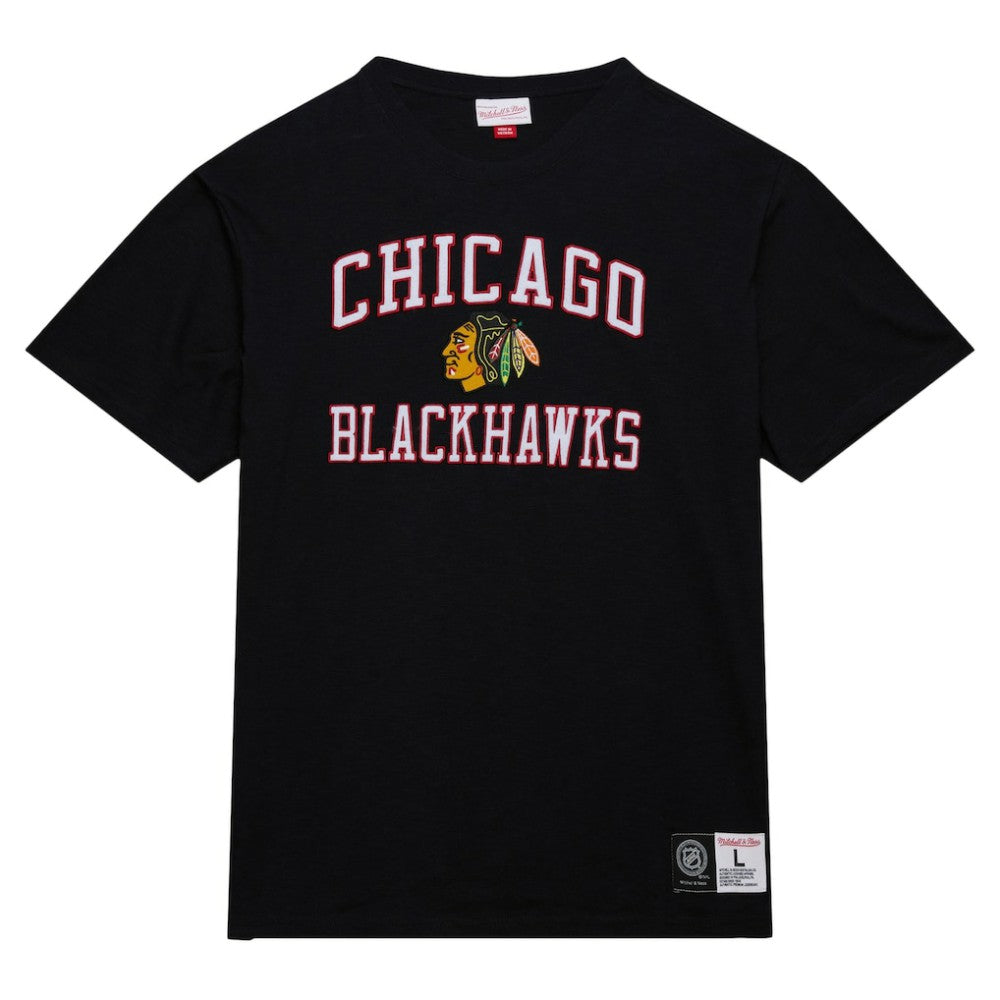 Chicago Blackhawks Mitchell & Ness Legendary Slub T-Shirt - Black | US 201112946