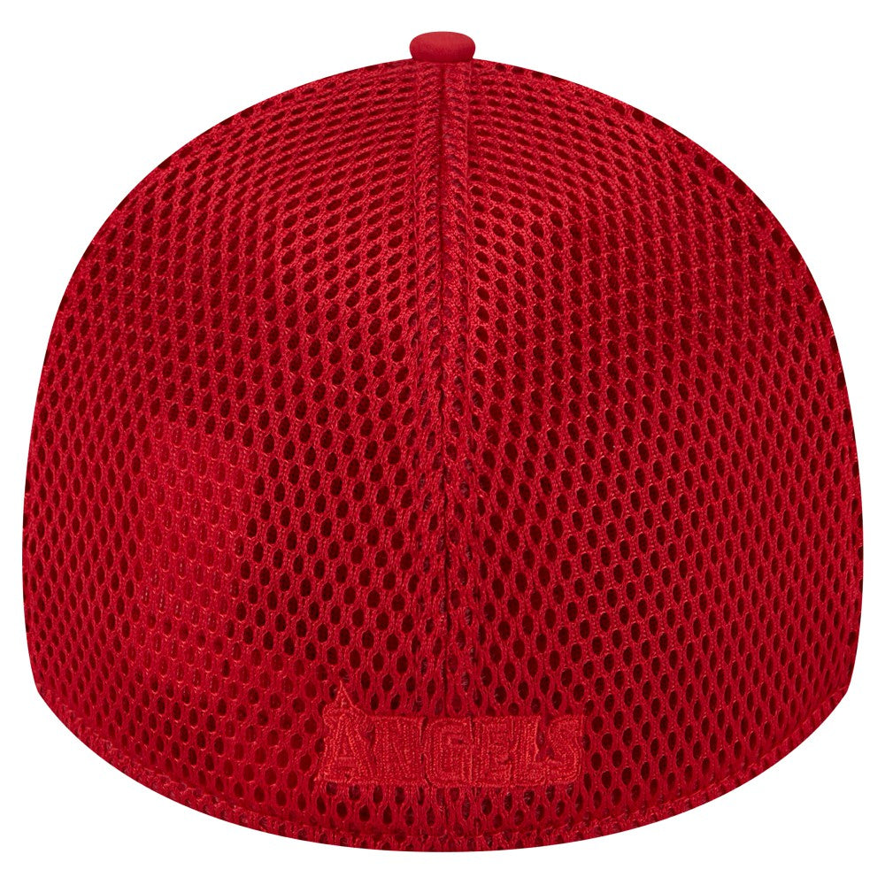 Los Angeles Angels New Era Team Tone 39THIRTY Flex Hat - Red Hats