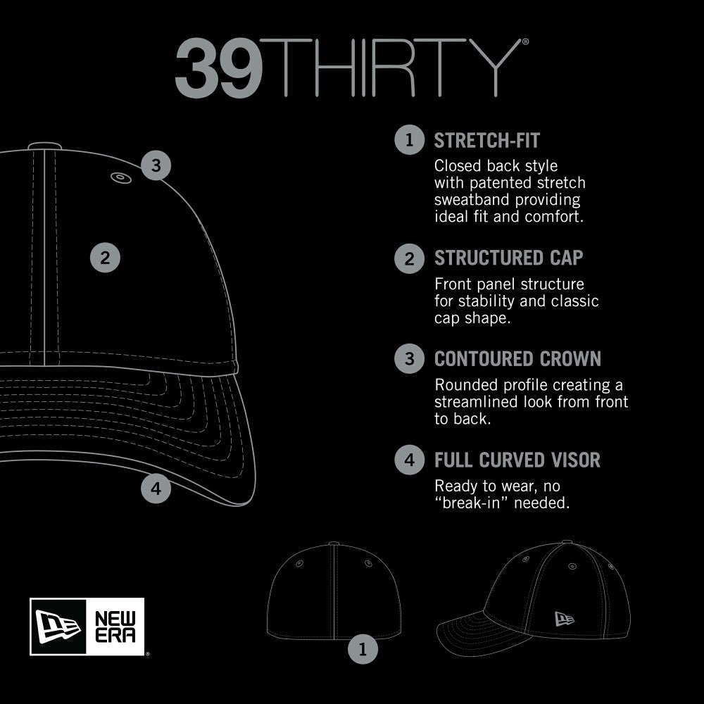 Los Angeles Angels New Era Team Tone 39THIRTY Flex Hat - Red Hats