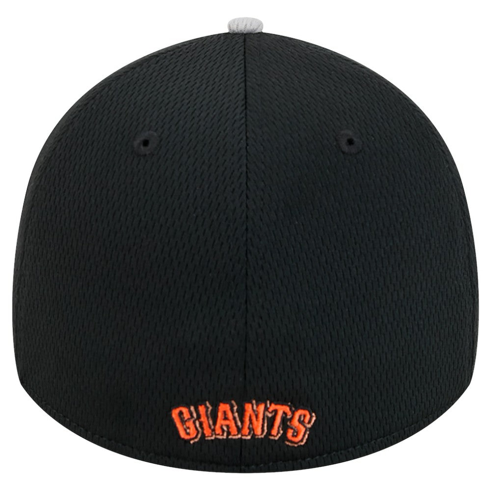 San Francisco Giants New Era Visor Trim 39THIRTY Flex Hat - Gray/Black Hats