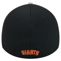 San Francisco Giants New Era Visor Trim 39THIRTY Flex Hat - Gray/Black Hats