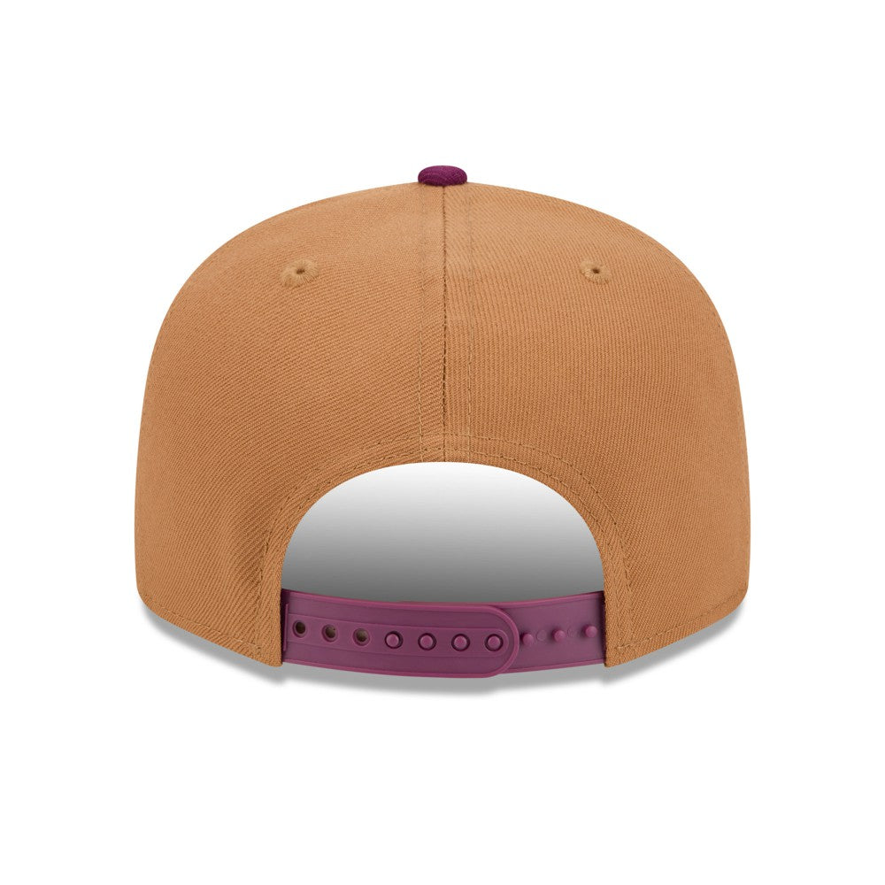 Los Angeles Angels New Era Color Pack Two-Tone 9FIFTY Snapback Hat - Brown/Purple Hats