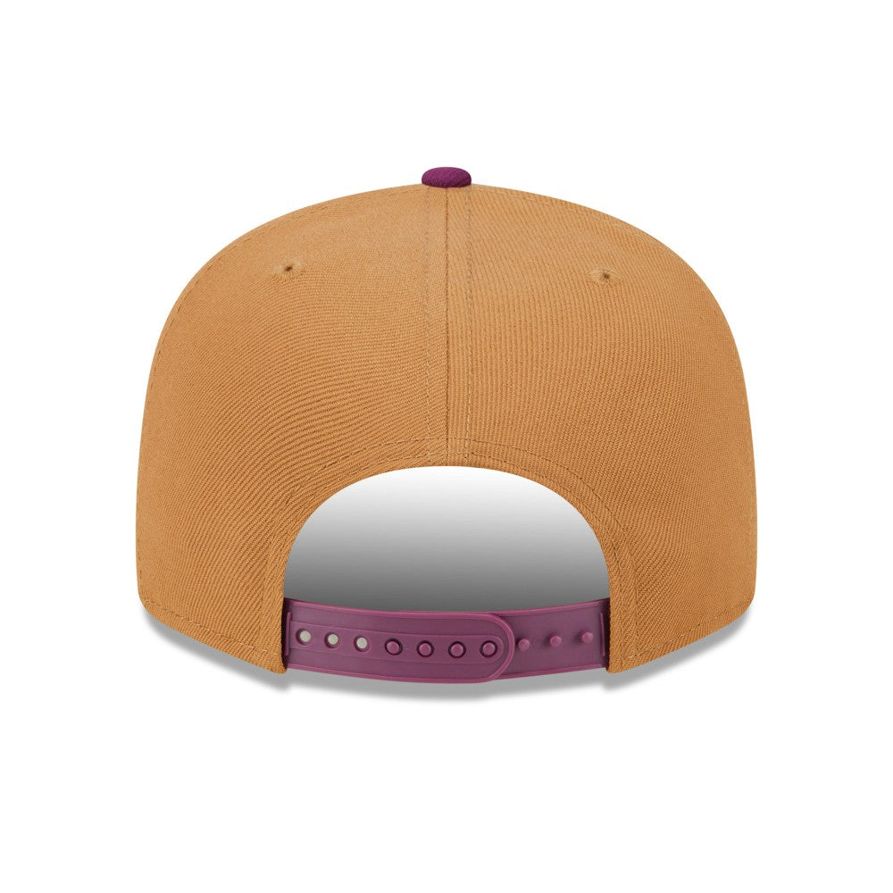 Athletics New Era Color Pack Two-Tone 9FIFTY Snapback Hat - Brown/Purple Hats