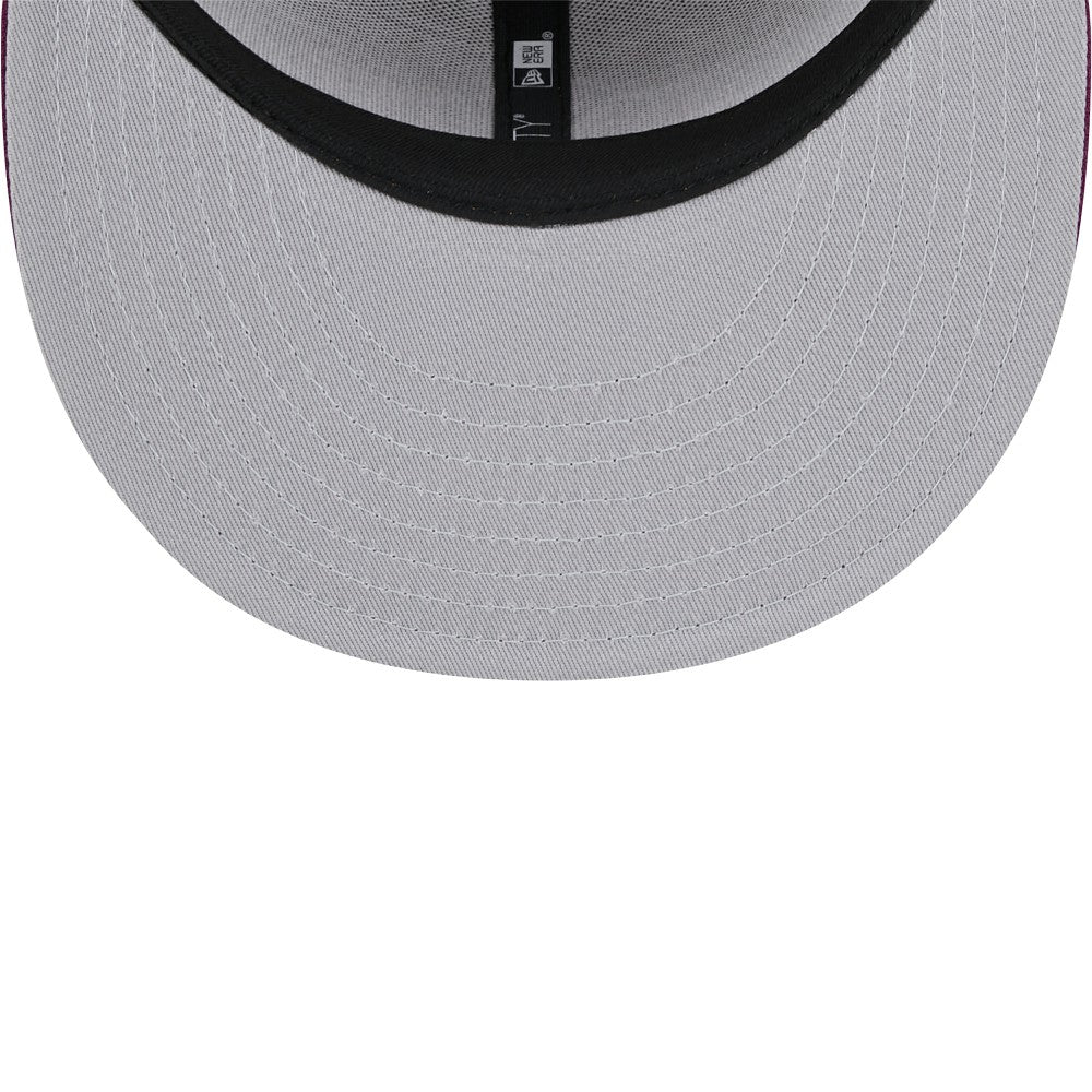 Athletics New Era Color Pack Two-Tone 9FIFTY Snapback Hat - Brown/Purple Hats