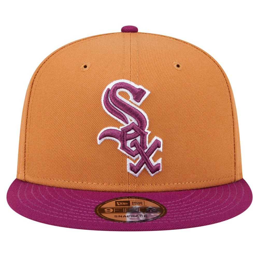 Chicago White Sox New Era Color Pack Two-Tone 9FIFTY Snapback Hat - Brown/Purple Hats