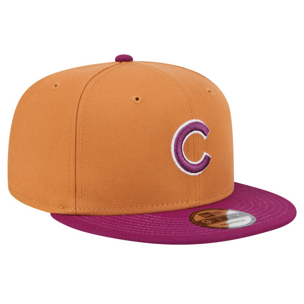 Chicago Cubs New Era Color Pack Two-Tone 9FIFTY Snapback Hat - Brown/Purple Hats