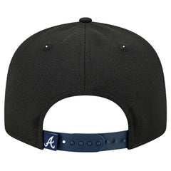 Atlanta Braves New Era Splatter 9FIFTY Snapback Hat - Black Hats