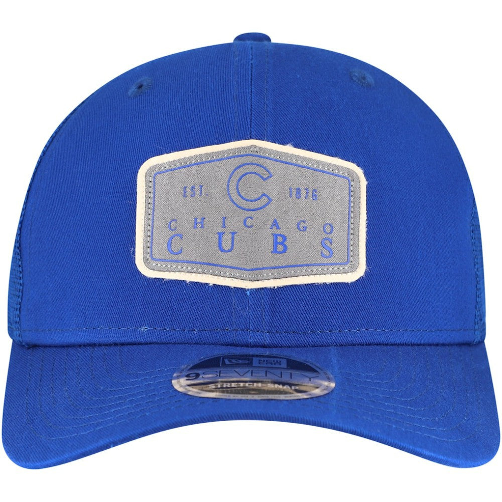 Chicago Cubs New Era Labeled 9SEVENTY Stretch-Snap Adjustable Hat - Royal Hats