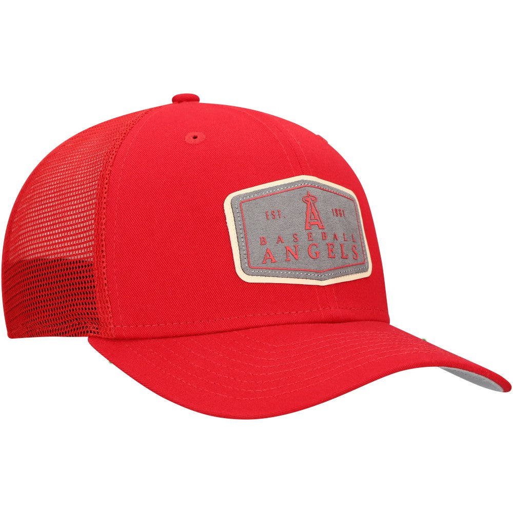Los Angeles Angels New Era Labeled 9SEVENTY Stretch-Snap Adjustable Hat - Red Hats