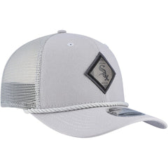 Chicago White Sox New Era Logo 9SEVENTY Stretch-Snap Adjustable Hat - Gray Hats