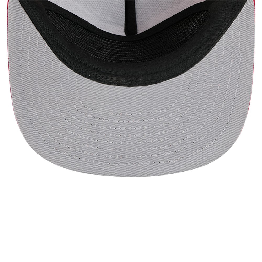 Los Angeles Angels New Era Tone Foam Meshback Golfer Snapback Hat - Red Hats