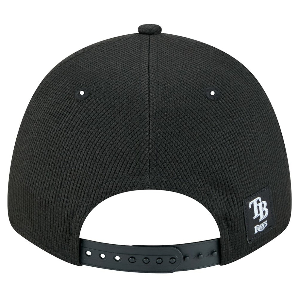 Tampa Bay Rays New Era Pivot 9FORTY Adjustable Hat - Black Hats