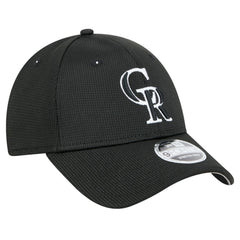 Colorado Rockies New Era Pivot 9FORTY Adjustable Hat - Black Hats