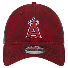 Los Angeles Angels New Era Team Slick Trucker 9TWENTY Adjustable Hat - Red Hats