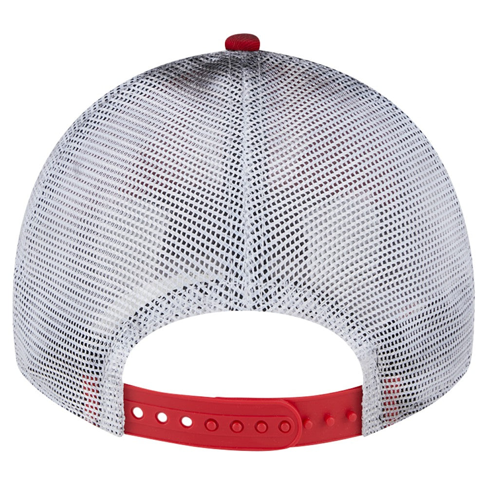 Los Angeles Angels New Era Team Slick Trucker 9TWENTY Adjustable Hat - Red Hats