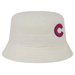 Chicago Cubs New Era Women's Chrome Cozy Bucket Hat - White Hats