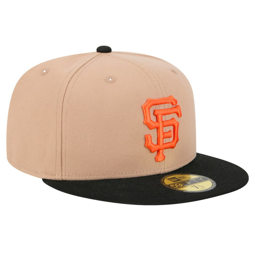 San Francisco Giants New Era 59FIFTY Fitted Hat - Khaki Hats