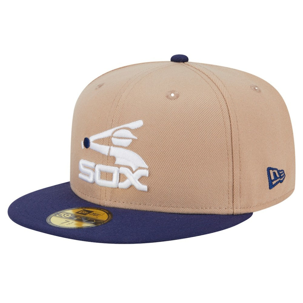 Chicago White Sox New Era 59FIFTY Fitted Hat - Khaki Hats