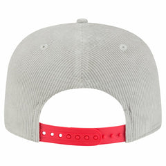 New Era Chicago Cubs Gray Corduroy Golfer Snapback Hat Hats