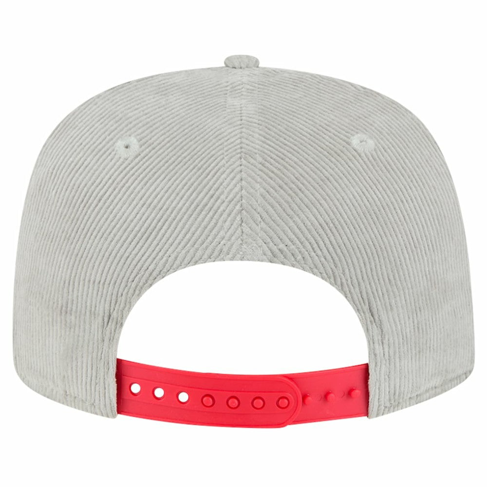New Era Boston Red Sox Gray Corduroy Golfer Snapback Hat Hats