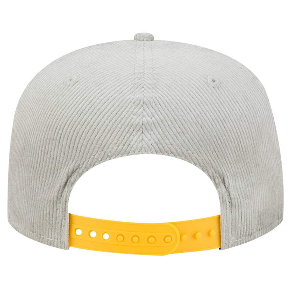 New Era Pittsburgh Pirates Gray Corduroy Golfer Snapback Hat Hats