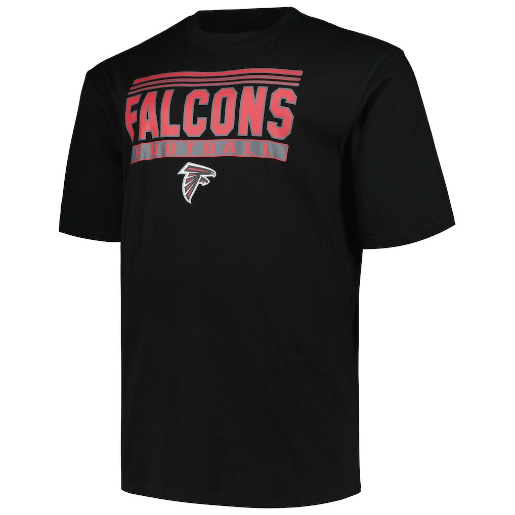 Atlanta Falcons Big & Tall Pop T-Shirt - Black T-shirts