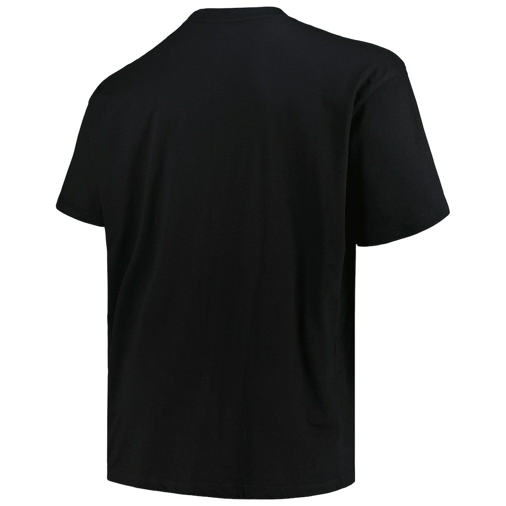 New England Patriots Big & Tall Pop T-Shirt - Black T-shirts