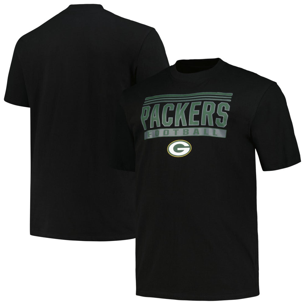 Green Bay Packers Big & Tall Pop T-Shirt - Black T-shirts