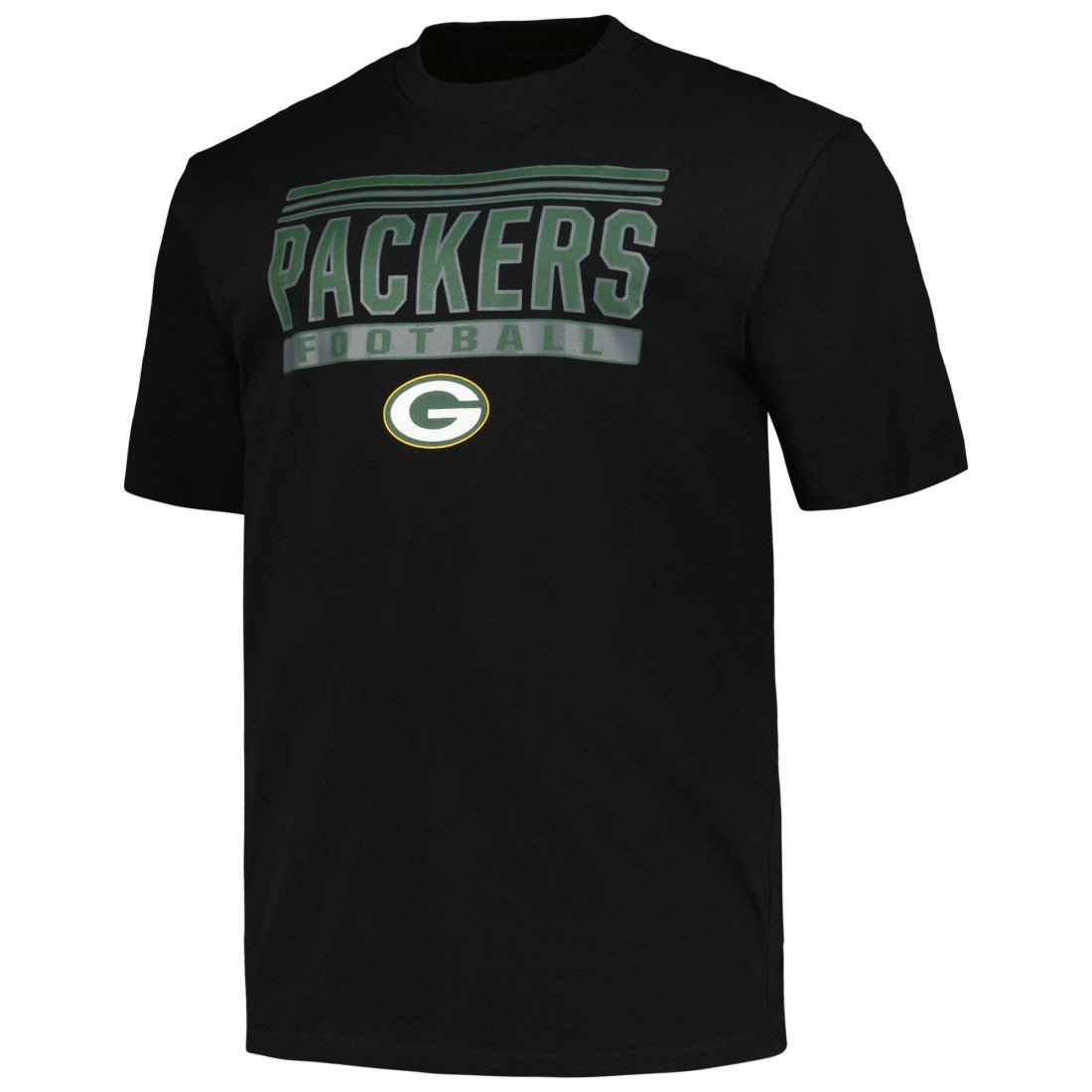 Green Bay Packers Big & Tall Pop T-Shirt - Black T-shirts