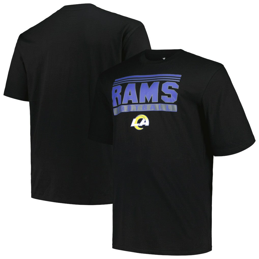 Los Angeles Rams Big & Tall Pop T-Shirt - Black T-shirts