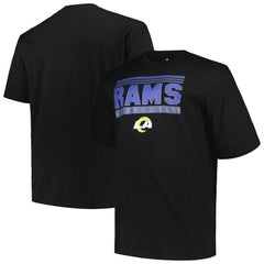 Los Angeles Rams Big & Tall Pop T-Shirt - Black T-shirts