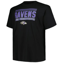 Baltimore Ravens Big & Tall Pop T-Shirt - Black T-shirts