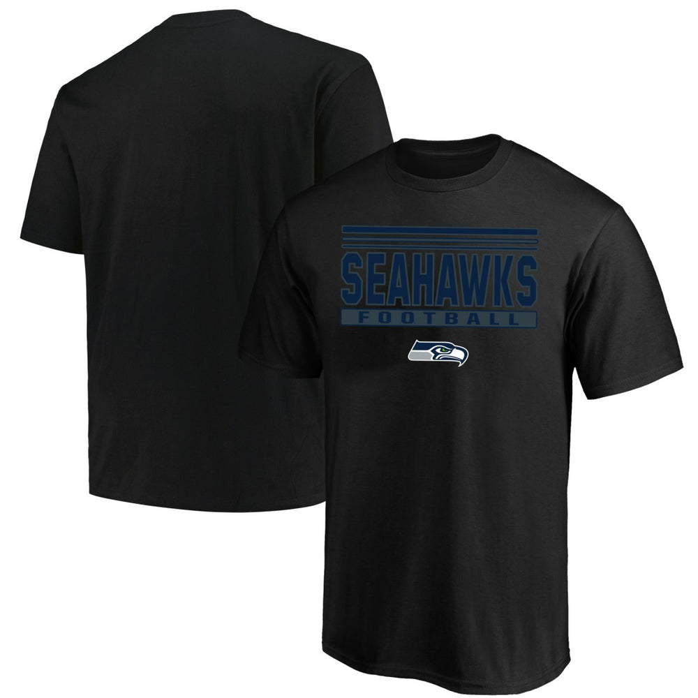 Seattle Seahawks Big & Tall Pop T-Shirt - Black T-shirts