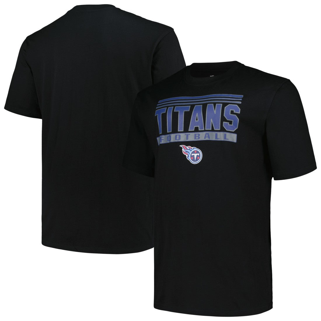 Tennessee Titans Big & Tall Pop T-Shirt - Black T-shirts
