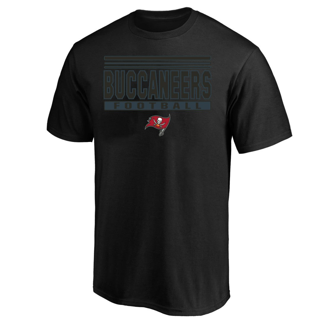 Tampa Bay Buccaneers Big & Tall Pop T-Shirt - Black T-shirts