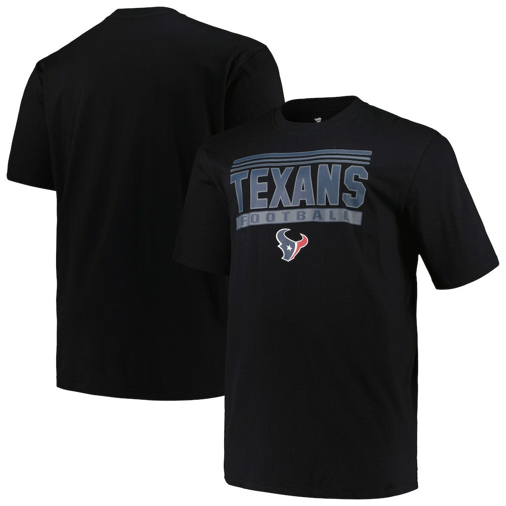 Houston Texans Big & Tall Pop T-Shirt - Black T-shirts