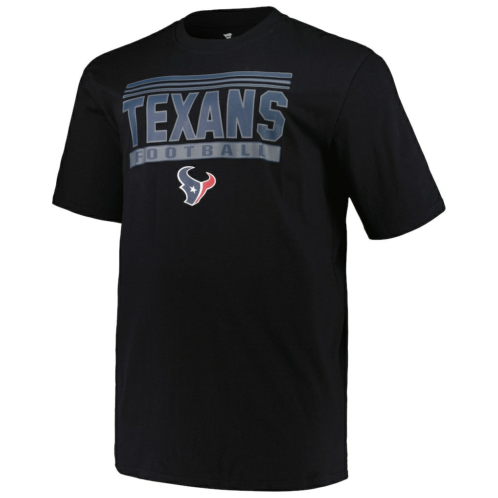 Houston Texans Big & Tall Pop T-Shirt - Black T-shirts