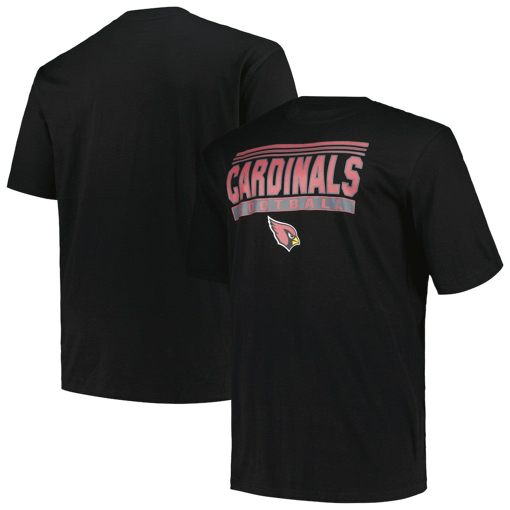 Arizona Cardinals Big & Tall Pop T-Shirt - Black T-shirts