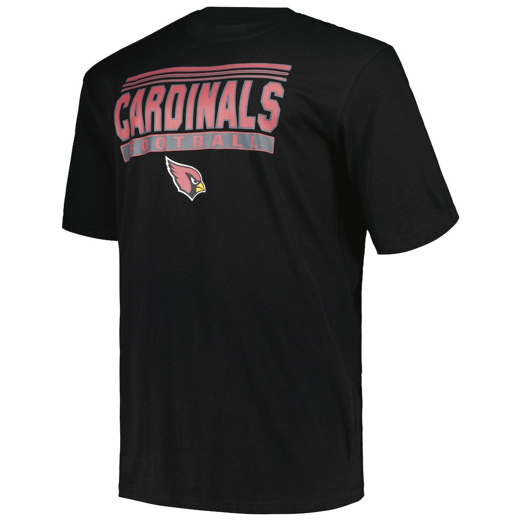 Arizona Cardinals Big & Tall Pop T-Shirt - Black T-shirts