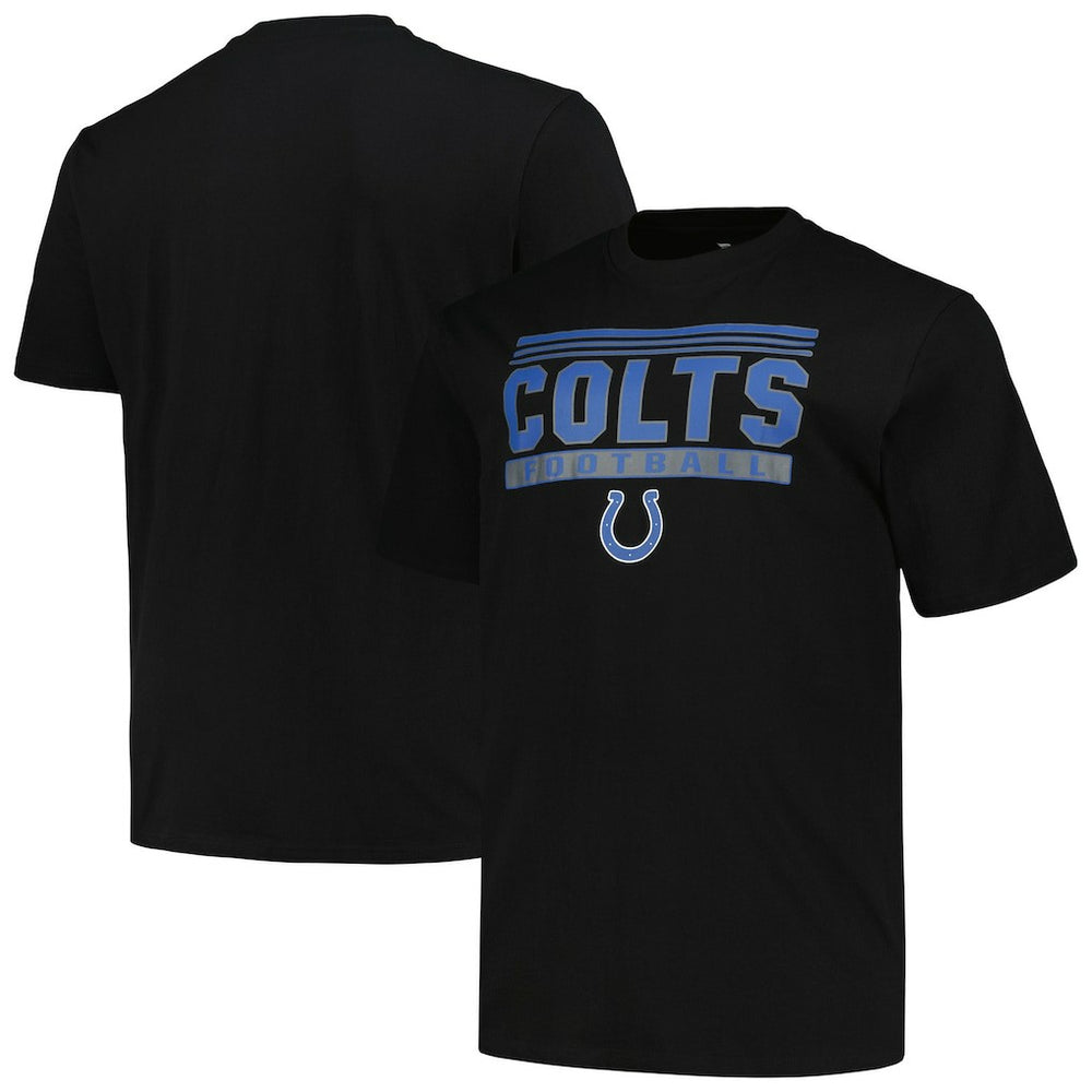 Indianapolis Colts Big & Tall Pop T-Shirt - Black T-shirts