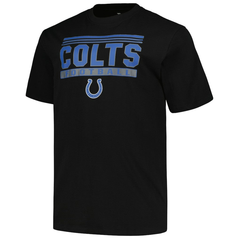 Indianapolis Colts Big & Tall Pop T-Shirt - Black T-shirts