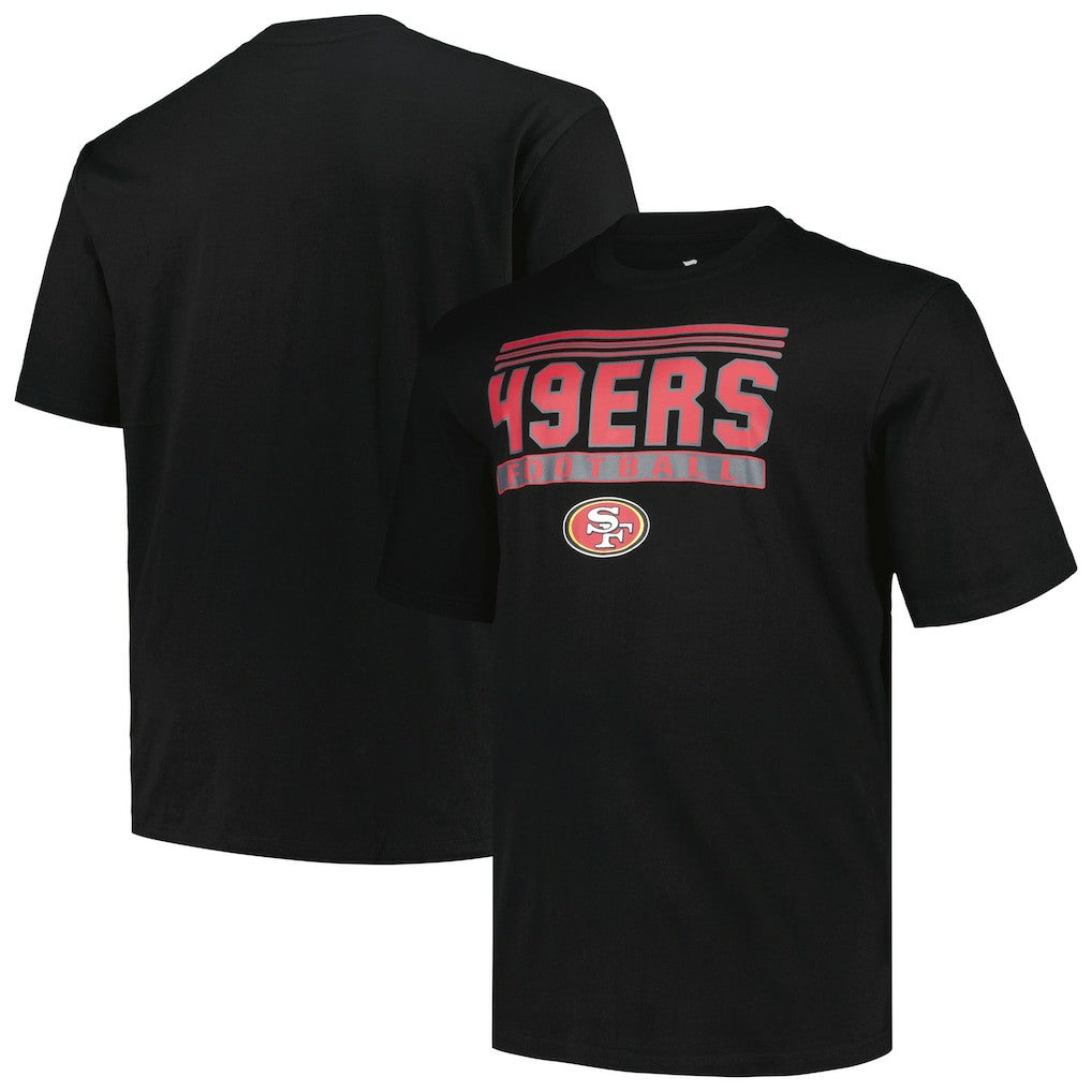 San Francisco 49ers Big & Tall Pop T-Shirt - Black T-shirts