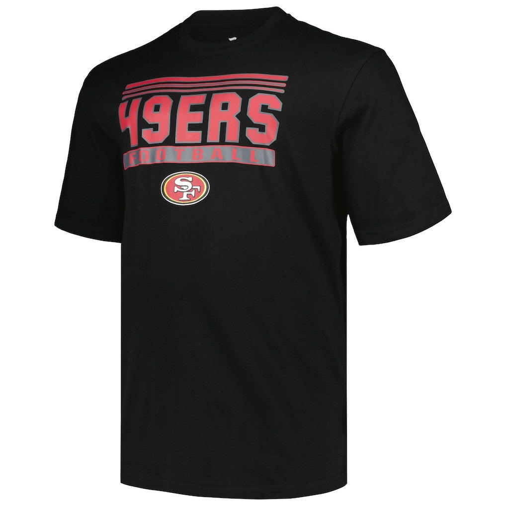 San Francisco 49ers Big & Tall Pop T-Shirt - Black T-shirts