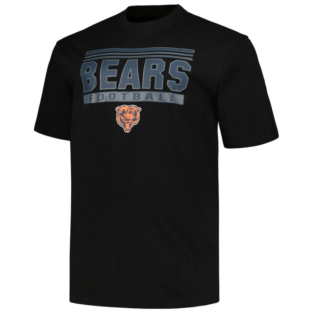 Chicago Bears Big & Tall Pop T-Shirt - Black T-shirts